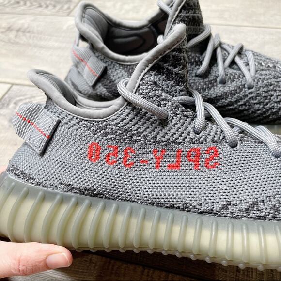 adidas Yeezy Boost 350 V2 Lace Up Sneakers Beluga 2.0 Mens 6.5 - Picture 6 of 13